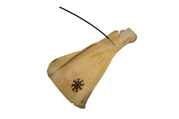 elk scapula incense dish