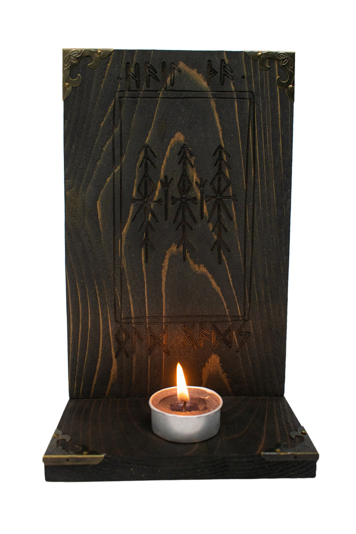 Hail the old gods and home protection bindrunes altar