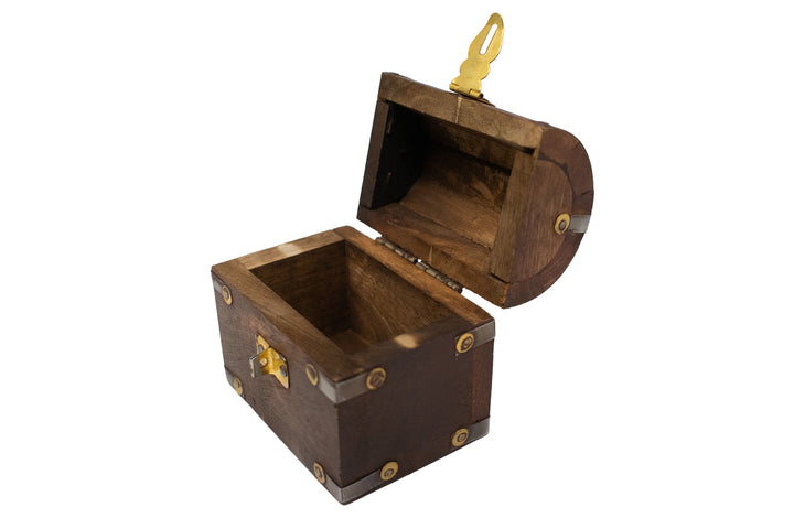 distressed wood trinket box
