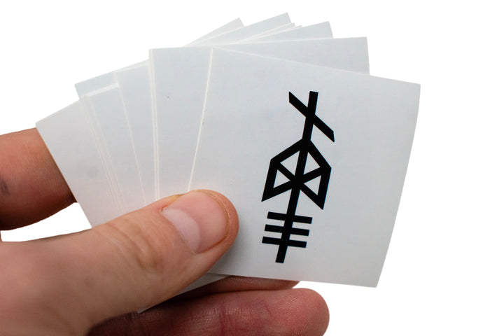 Odin bindrune sticker - 2x2