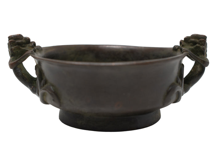 serpent metal offering bowl