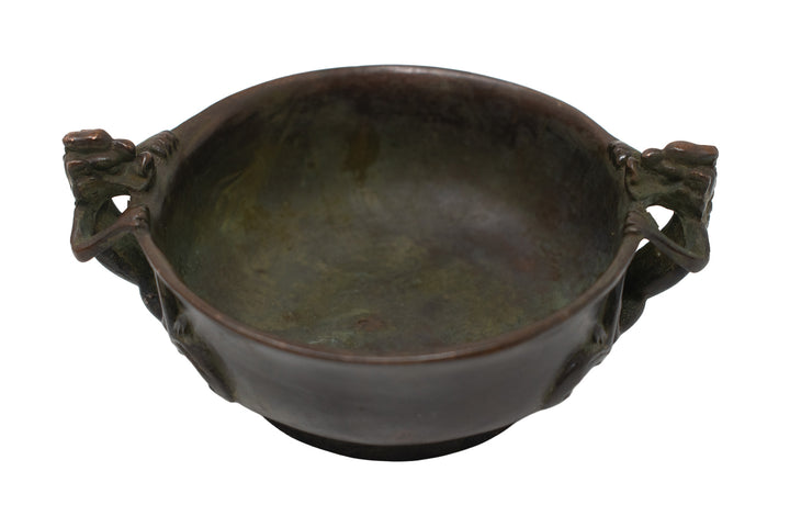 serpent metal offering bowl
