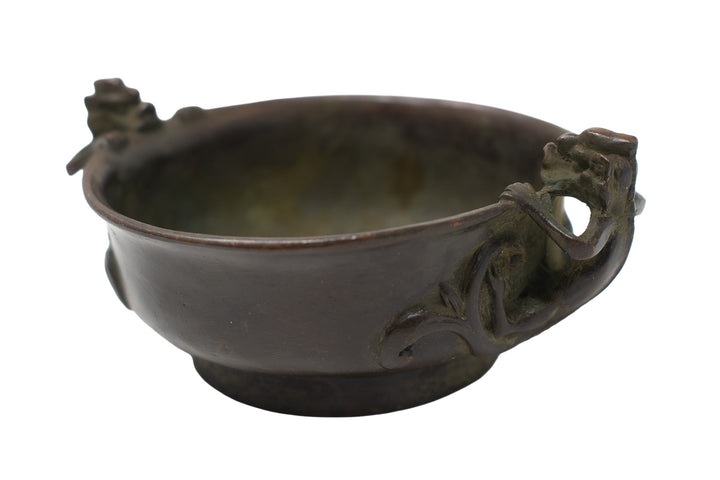 serpent metal offering bowl