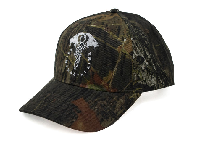 Oreamnos Oddities mossy oak logo hat