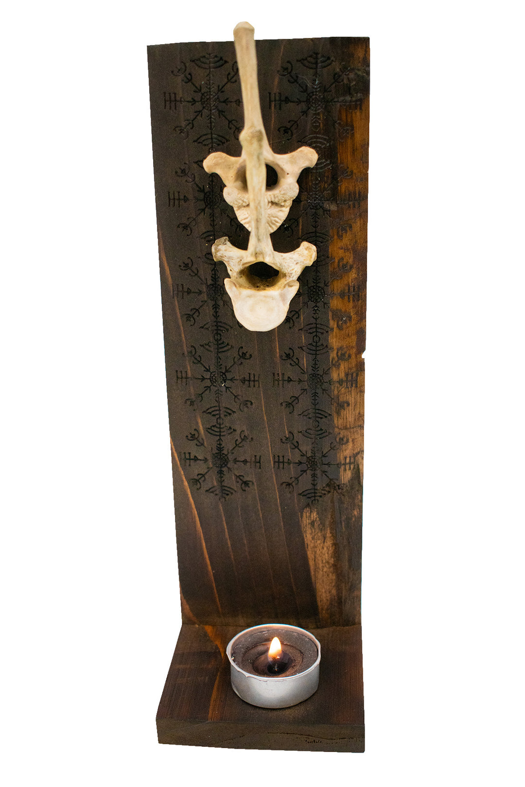 double wolf vertebra and veldismagn altar