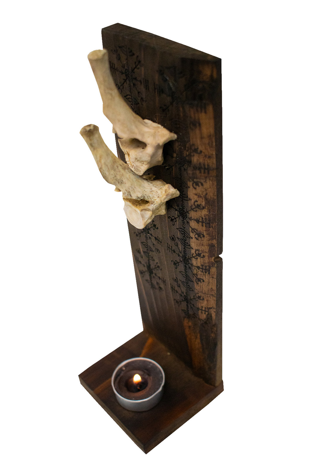 double wolf vertebra and veldismagn altar