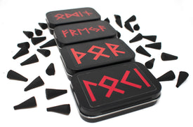 Norse God Ritual Cone Incense – 30 Handmade Cones in Reusable Tin