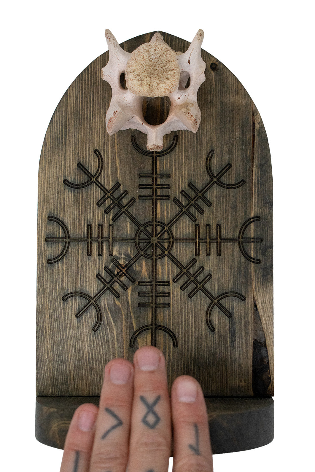 Deer Vertebra Helm of Awe Altar