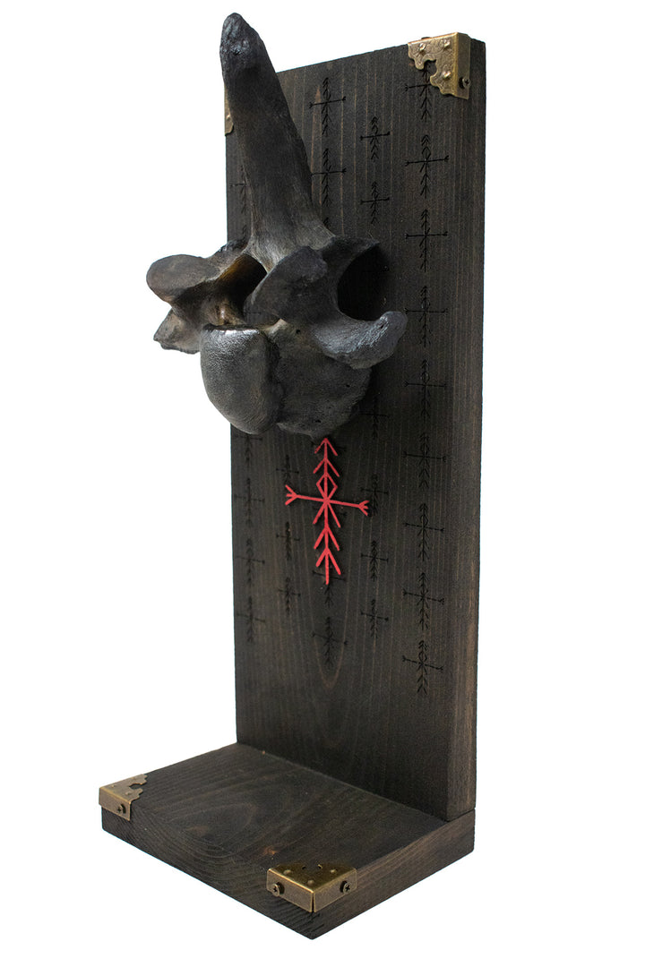 Home Protection Cow Vertebra Altar