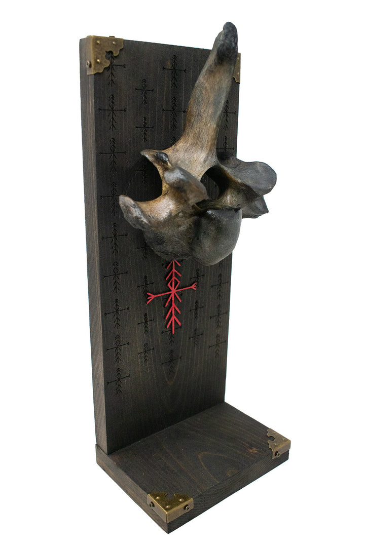 Home Protection Cow Vertebra Altar