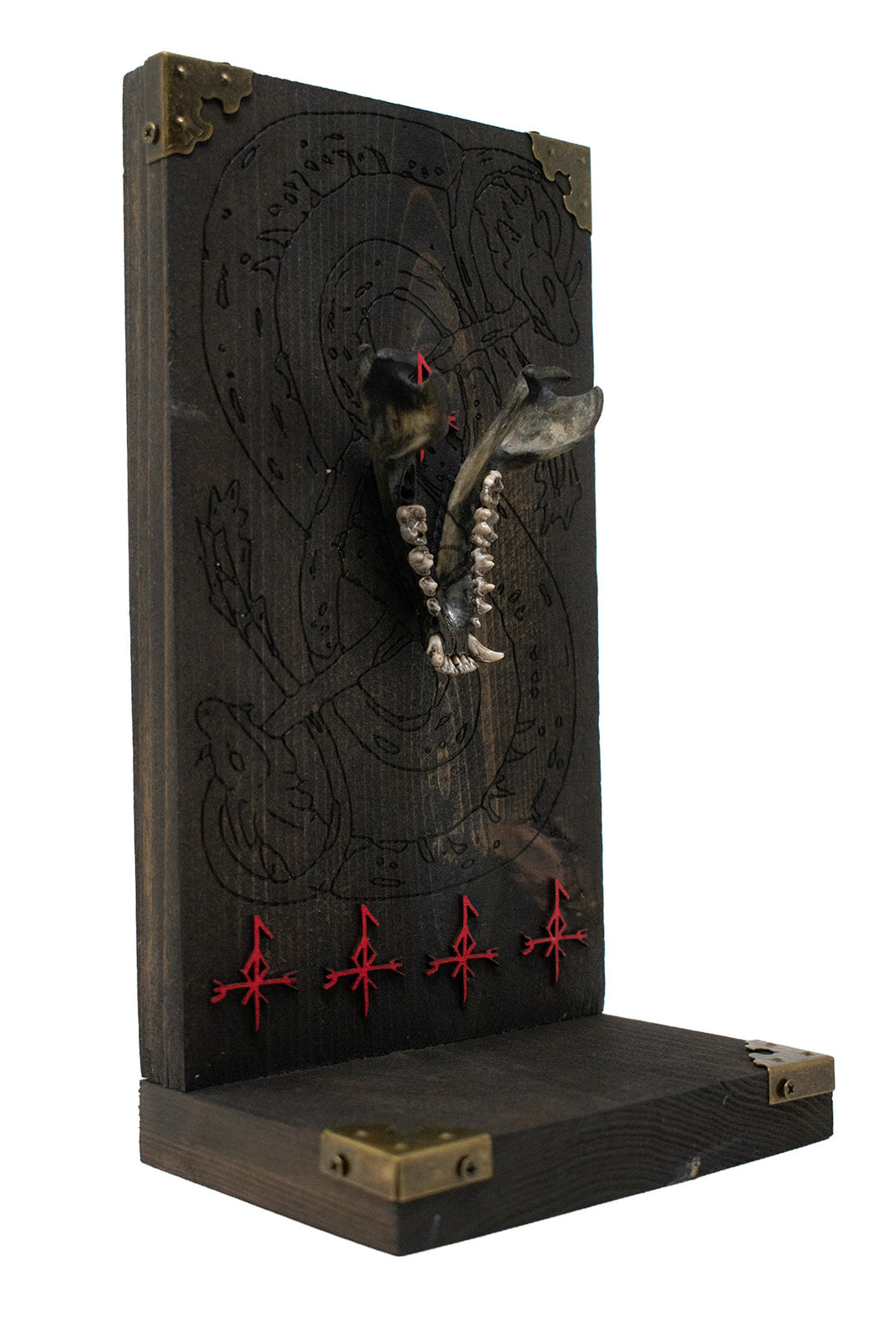 Raccoon Jawbone Loki Altar