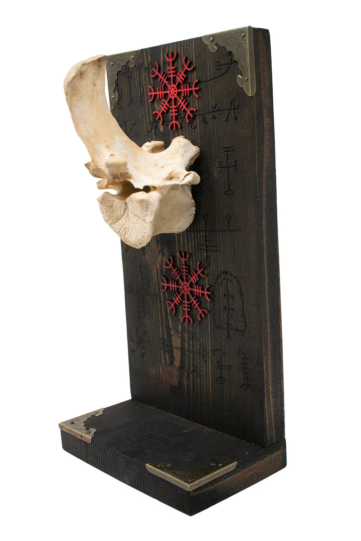 Elk Vertebra Helm of Awe Altar