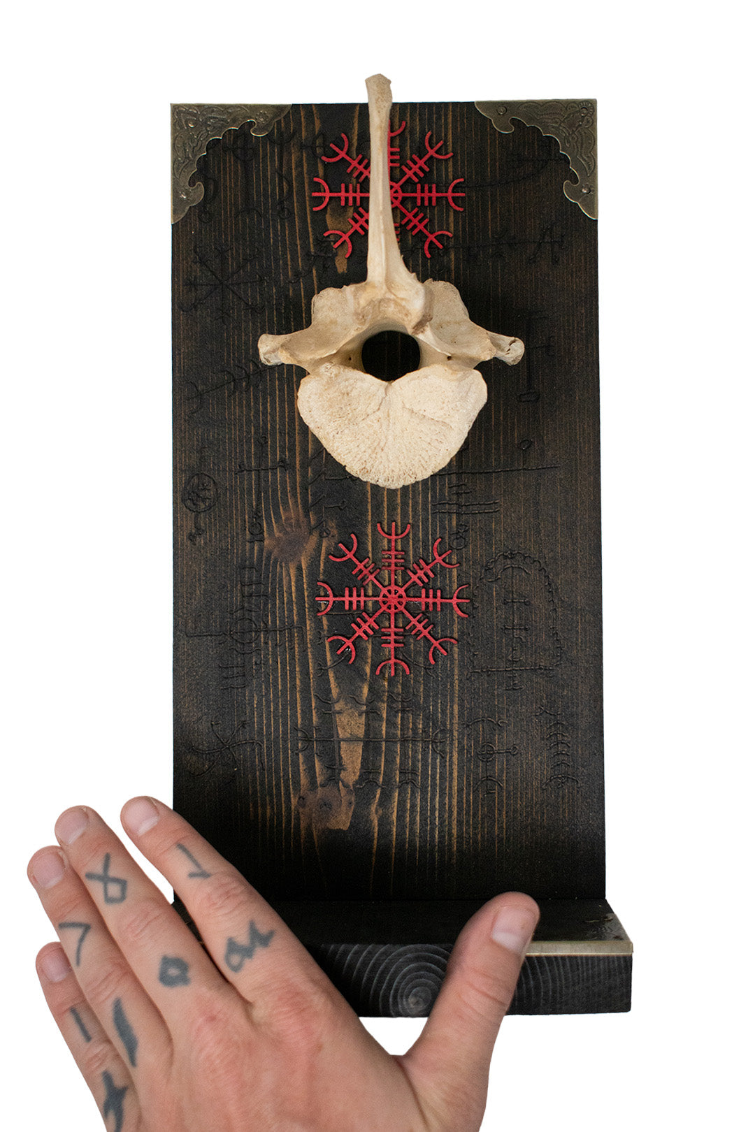 Elk Vertebra Helm of Awe Altar