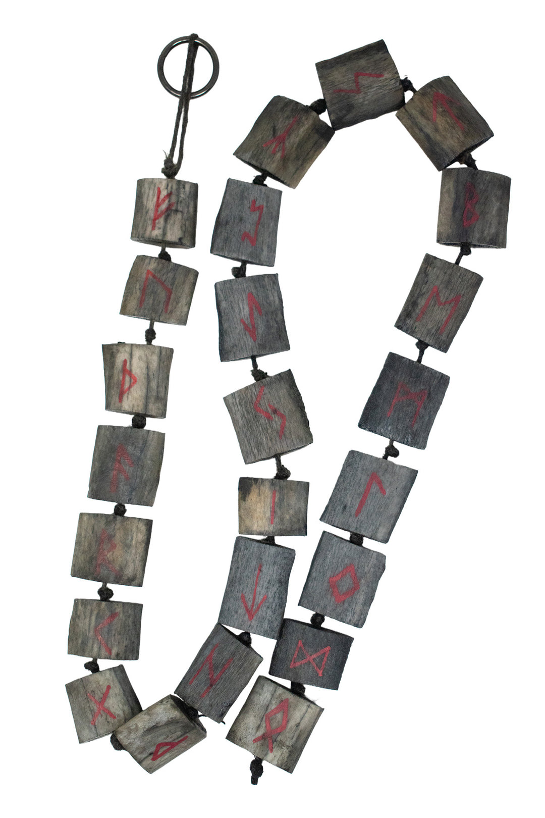 Elder Futhark Bone Prayer Beads