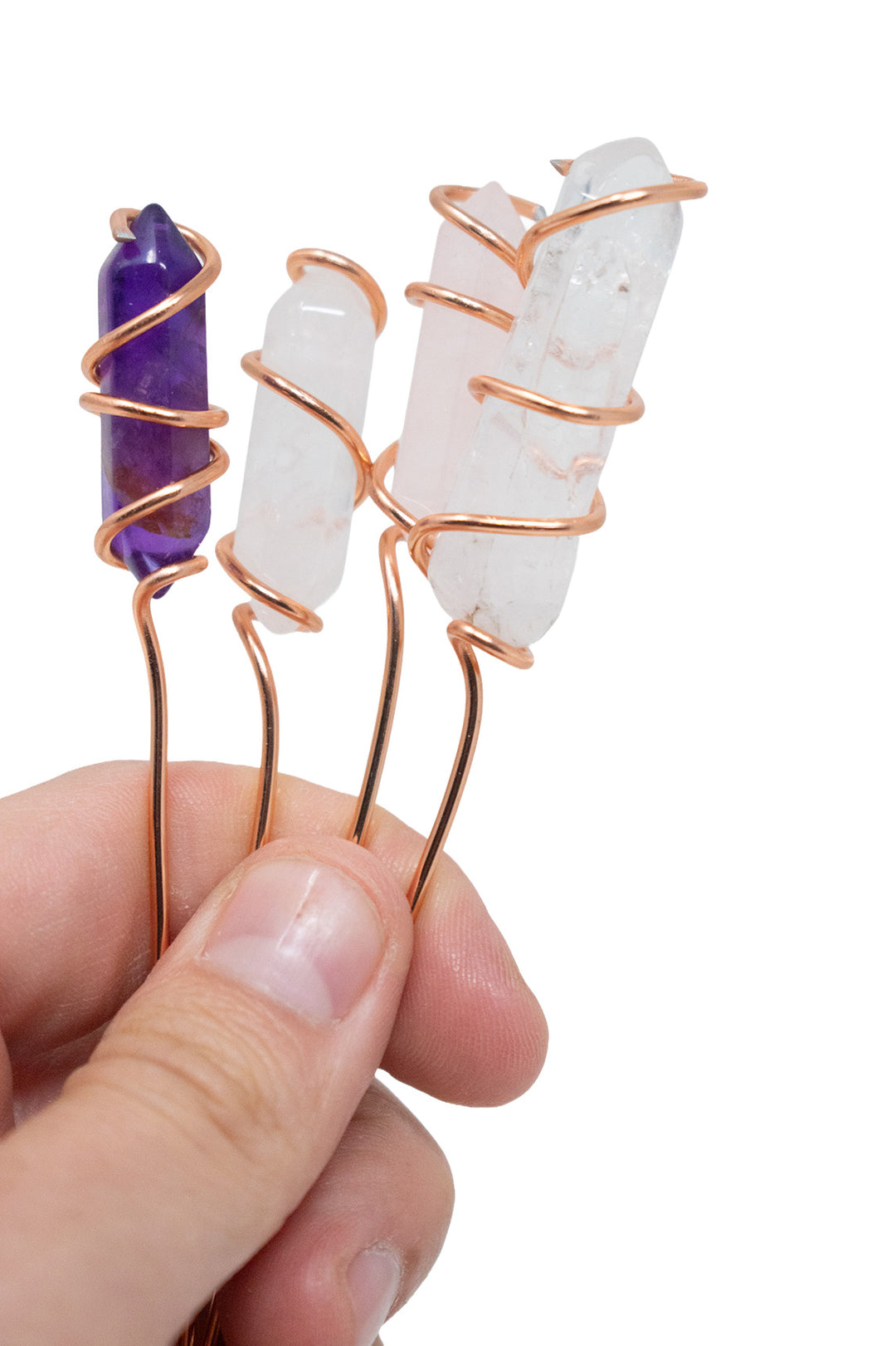 Crystal Plant Stakes – Set of 4