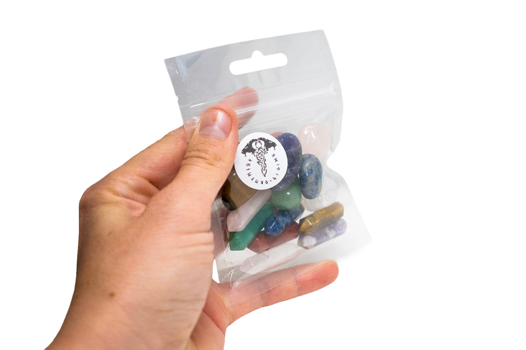 lil bag of crystals