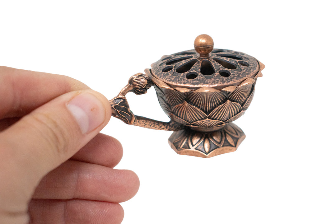 Ornate Cone Incense Burner & Oil Diffuser