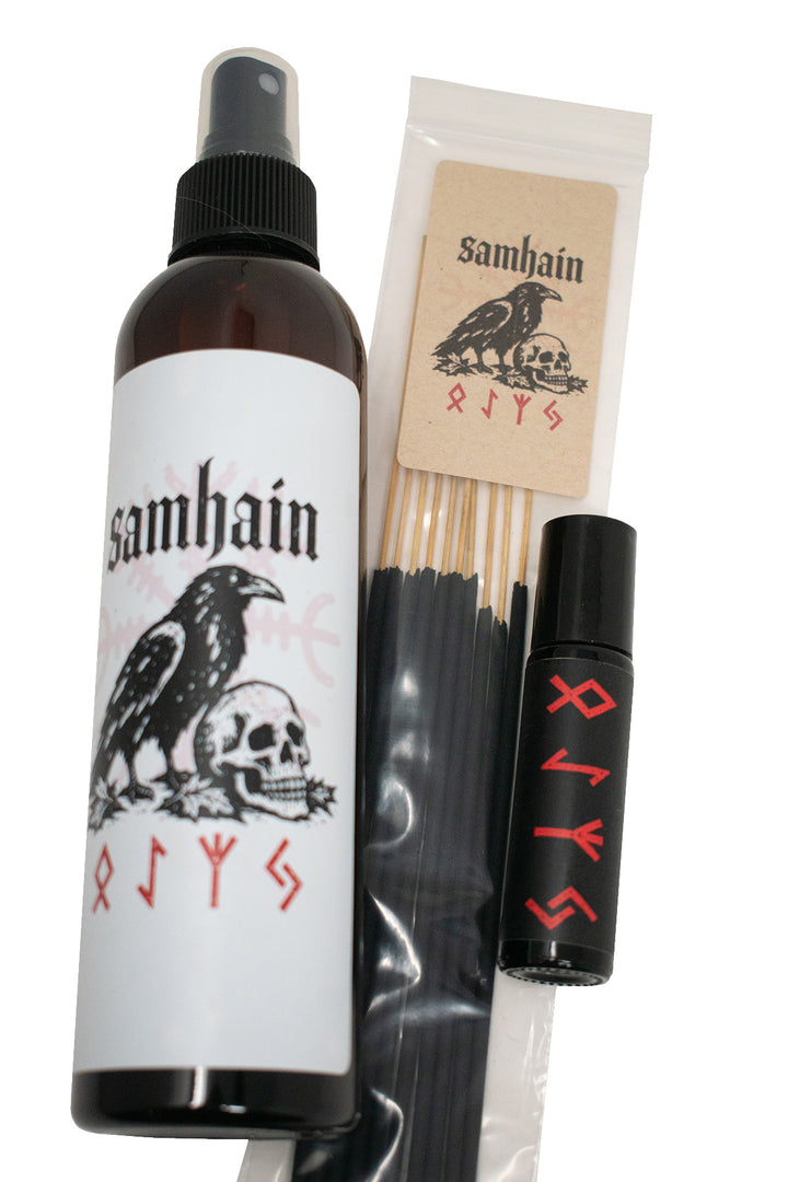 Samhain Ritual Collection - Limited Edition Incense, Anointing Oil & Altar Spray