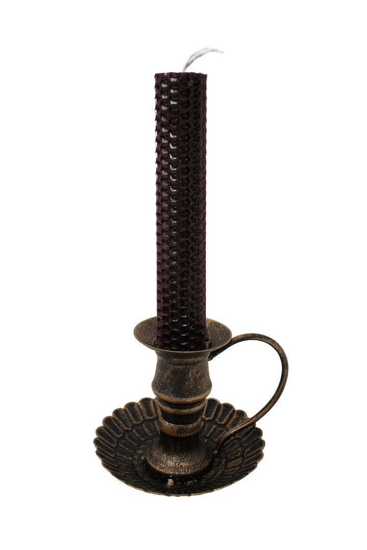Ornate Metal Ritual Candle Holder