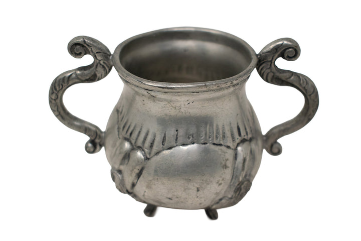 Ornate Metal Cauldron Offering Bowl