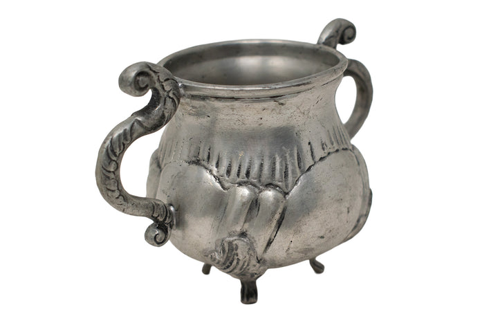 Ornate Metal Cauldron Offering Bowl