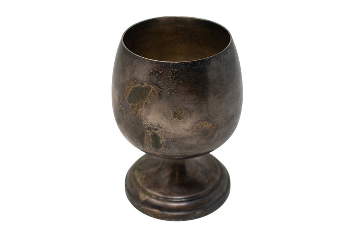Vintage Metal Ritual Offering Goblet