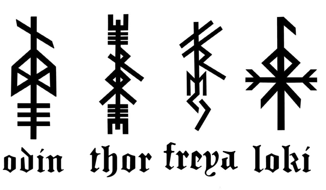 mystery norse god prayer candle - find your chosen deity