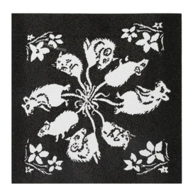 rat king sew/iron on patch