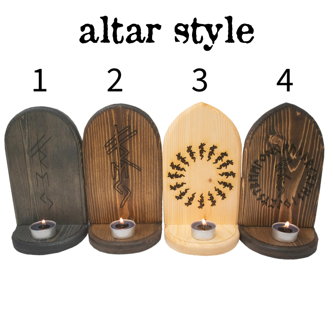 Freya bindrune altar