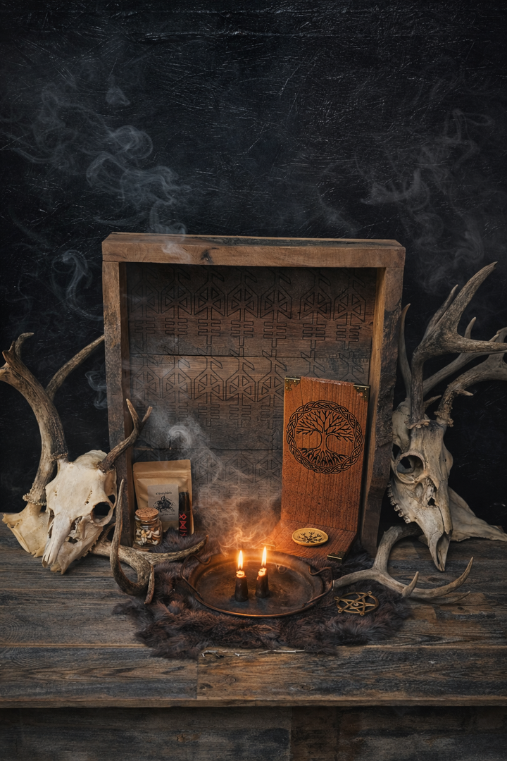 Cedar Yggdrasil Altar