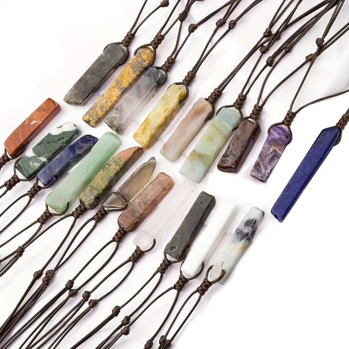 Intuitively Selected Crystal Pendant Necklace
