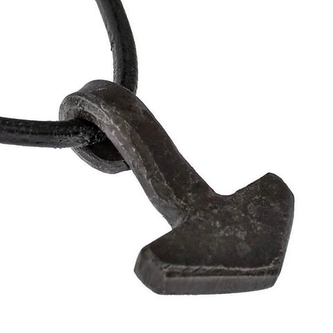 Image of Hand forged Mjolnir necklace