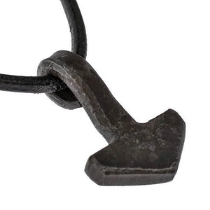 Hand forged Mjolnir necklace