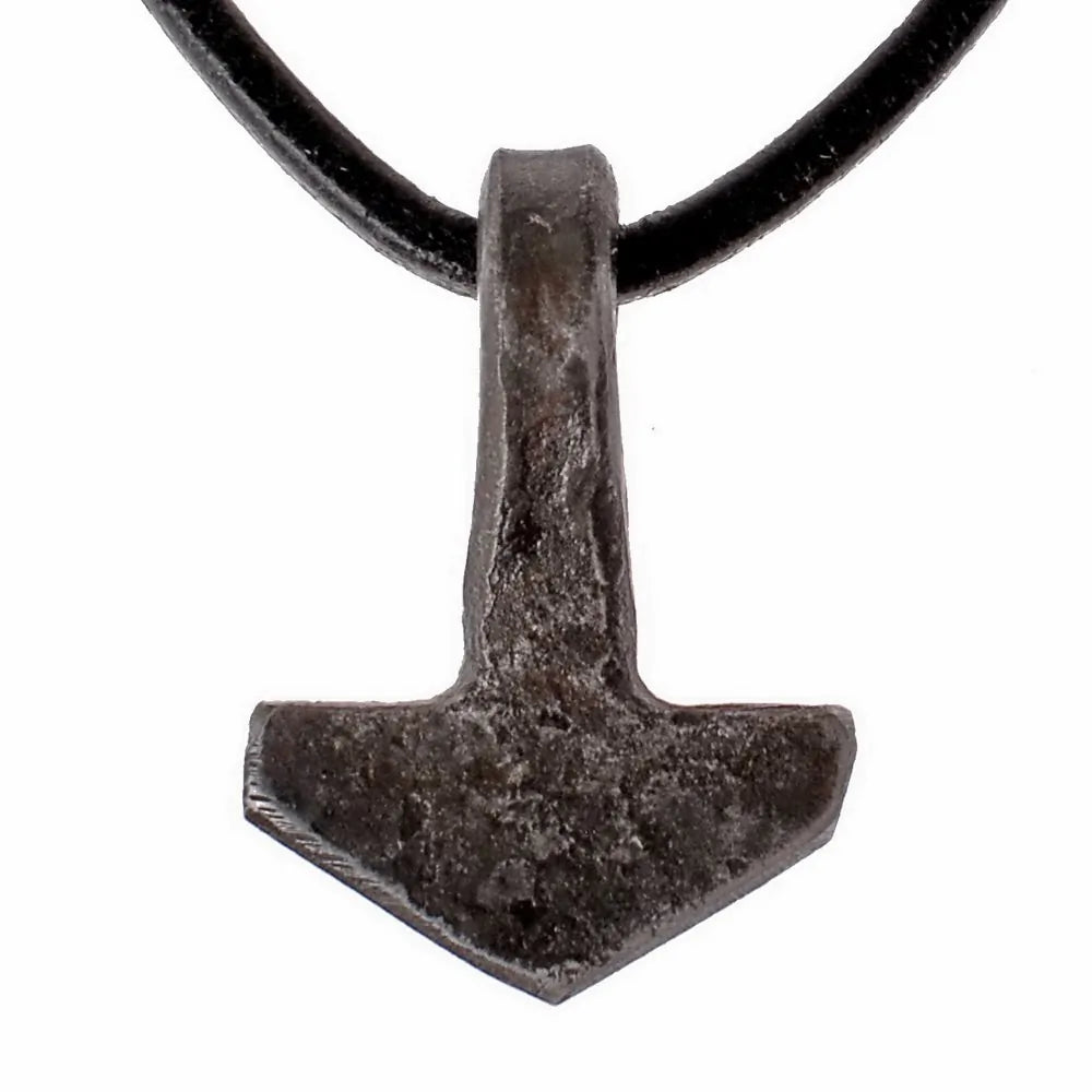Hand forged Mjolnir necklace
