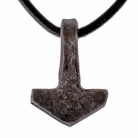 Hand forged Mjolnir necklace