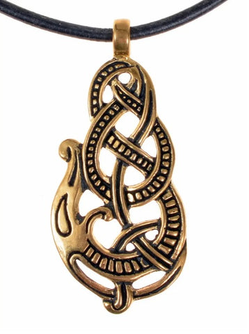 Image of Urnes Style Midgard Serpent Pendant Replica