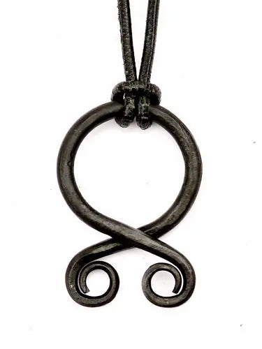 Forged Troll Cross necklace