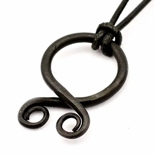 Forged Troll Cross necklace
