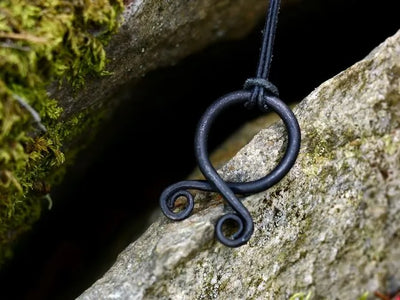 Forged Troll Cross necklace