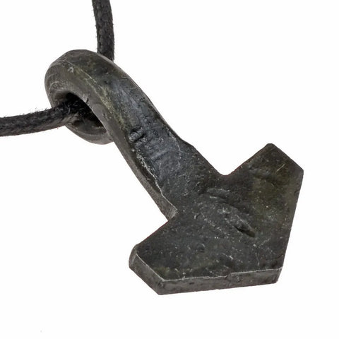 Image of hand forged Mjolnir from Björkö necklace