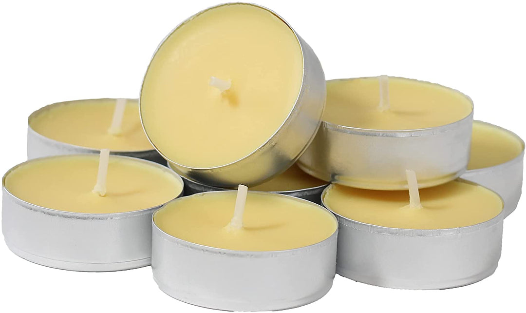 Ritual Tealight Candles – Unscented Soy Wax with Vegvisir Stave