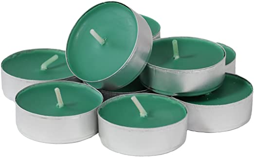 Ritual Tealight Candles – Unscented Soy Wax with Vegvisir Stave