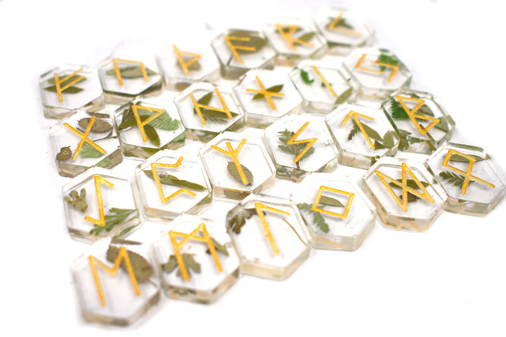 forest elder futhark rune set