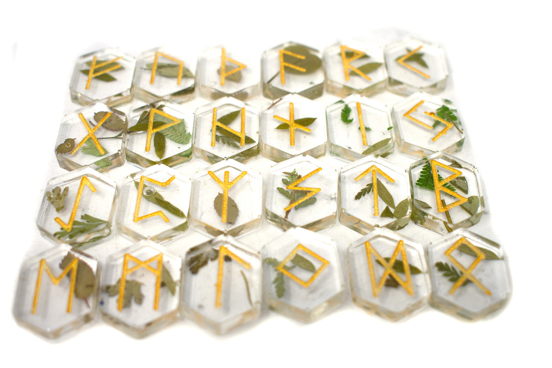 forest elder futhark rune set