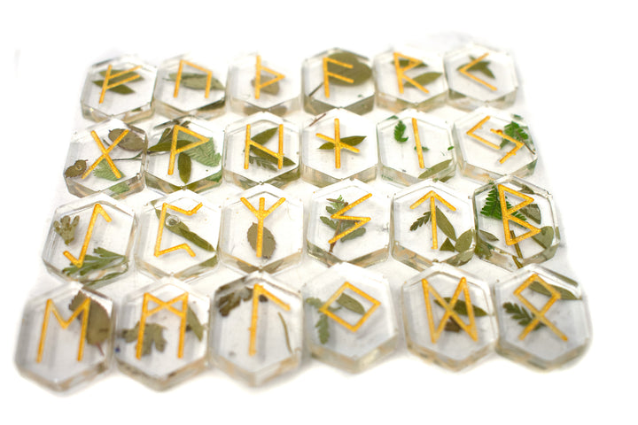 forest elder futhark rune set