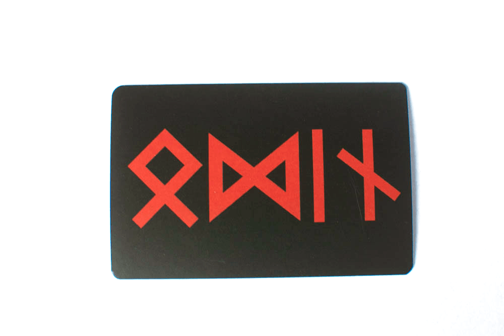 Runic Odin sticker, rune sticker, norse sticker, odin sticker, viking sticker, heathen sticker, asatru sticker