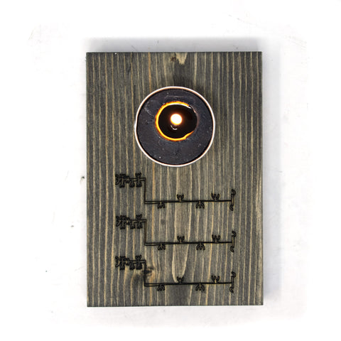 Image of fertility rune tealight candle holder