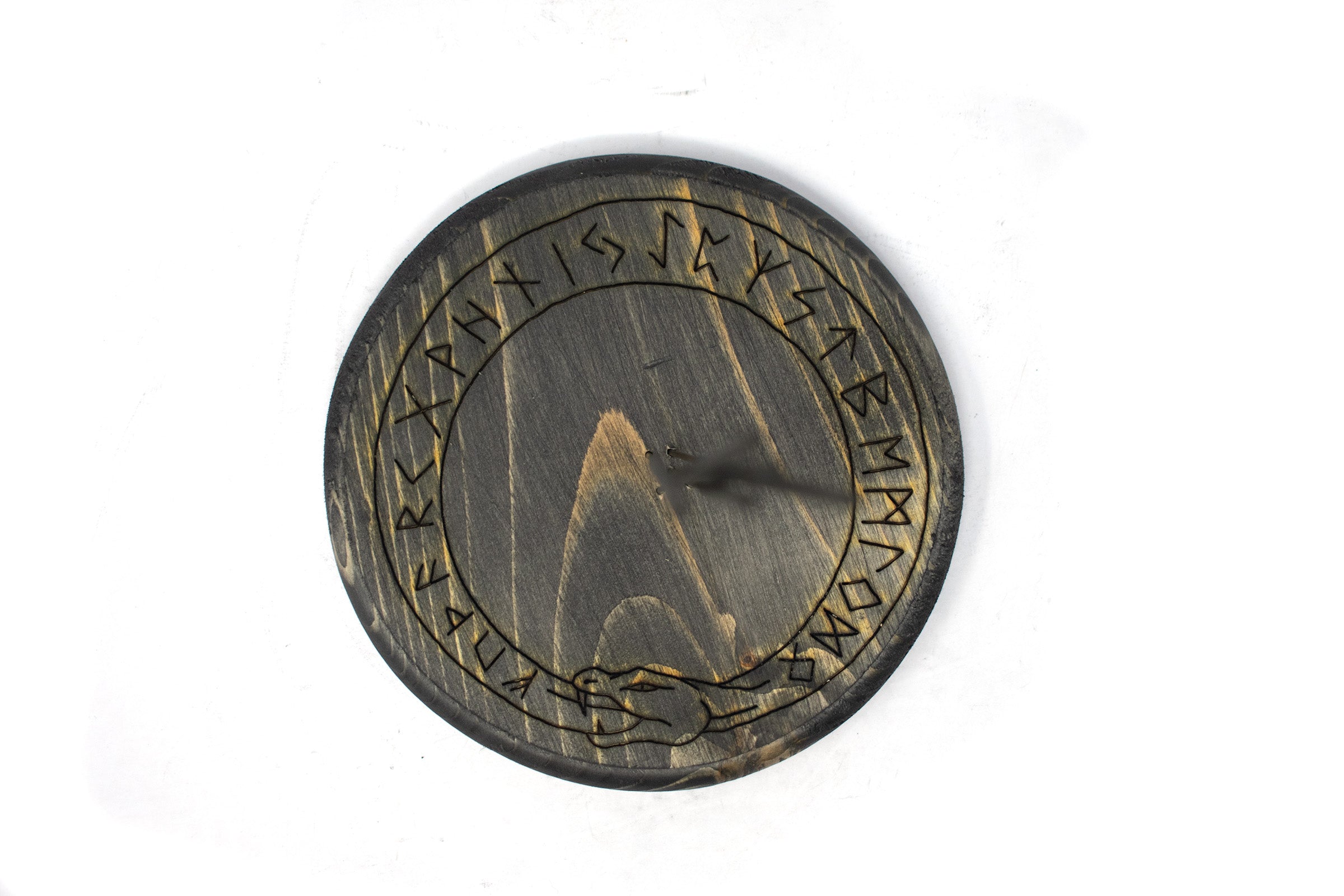 Runes & Jörmungandr circle incense dish
