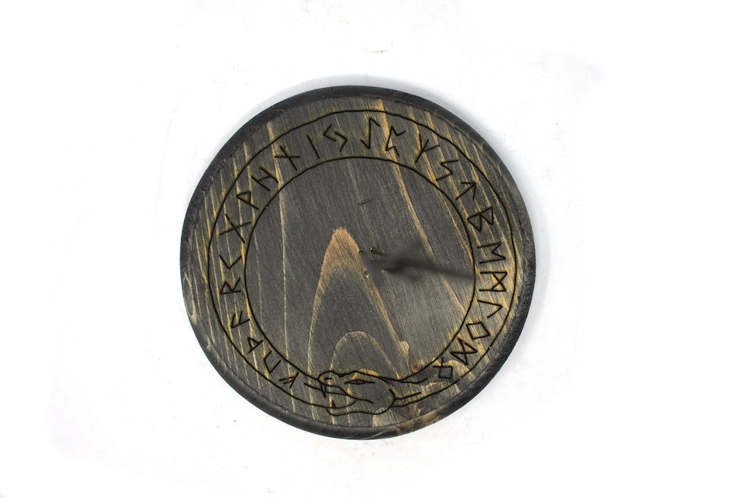 Runes & Jörmungandr circle incense dish