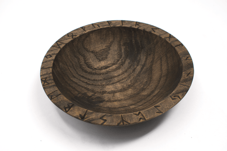 rune offering bowl, viking offering bowl, norse offering bowl, pagan offering bowl, heathen offering bowl, witch offering bowl, runic offering bowl, bindrune offering bowl, norse god offering bowl, elder futhark offering bowl